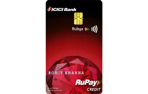 ICICI Bank Rubyx Credit Card card image
