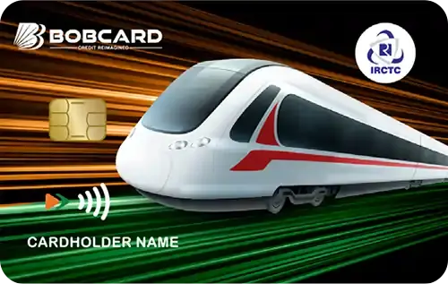 IRCTC RuPay BOBCARD Credit Card card image