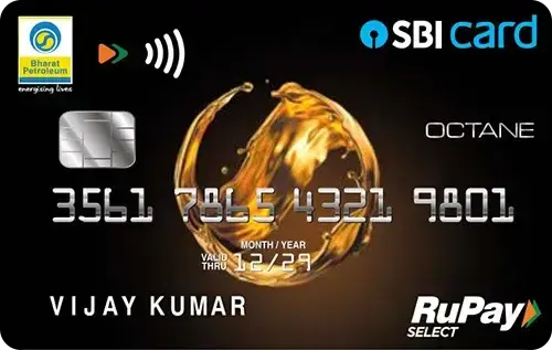 BPCL SBI Octane Credit Card card image