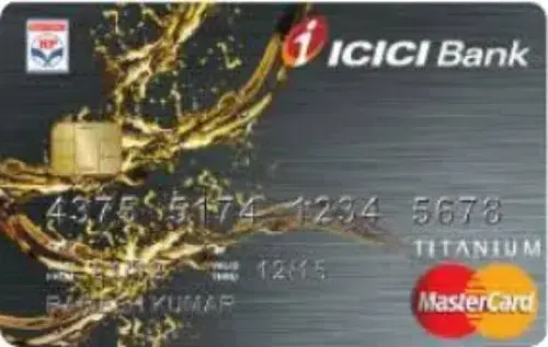 ICICI Bank HPCL Platinum Credit Card card image