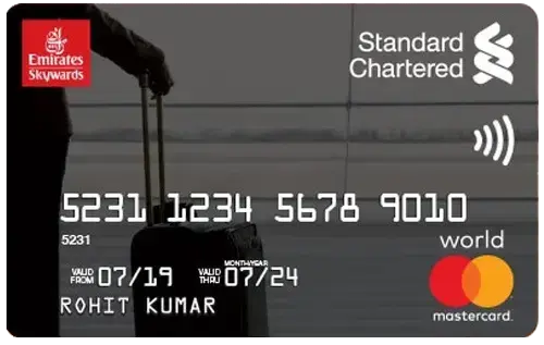 Standard Chartered Emirates World Credit Card card image