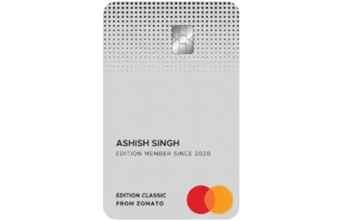 Zomato Edition Classic Credit Card card image