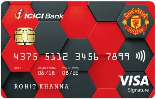 ICICI Manchester United Signature Credit Card card image