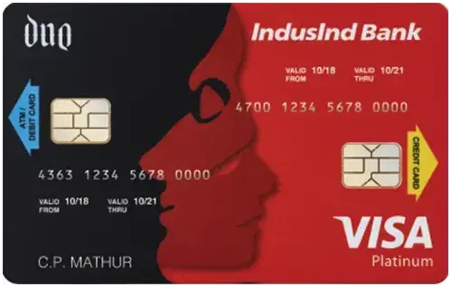 IndusInd Bank Duo Plus Credit Card card image
