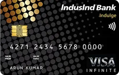 IndusInd Bank Indulge Credit Card card image