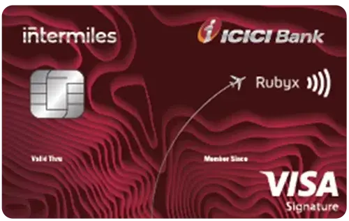 InterMiles ICICI Bank Rubyx Credit Card card image