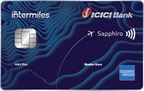 InterMiles ICICI Bank Sapphiro Credit Card card image