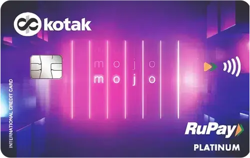 Kotak Mojo Platinum Credit Card card image