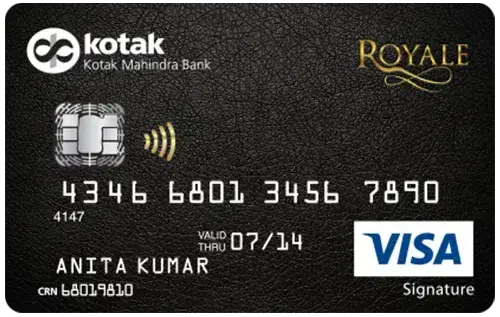 Kotak Royale Signature Credit Card card image
