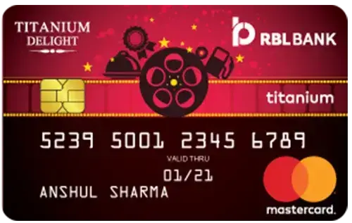 RBL Bank Titanium Delight Card card image