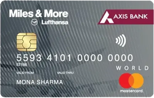Axis Bank Miles & More Credit Card card image
