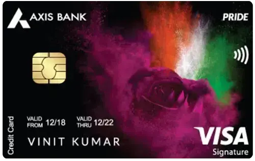 Axis Bank Pride Signature Credit Card card image