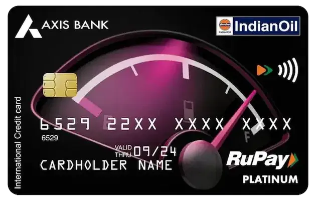 IndianOil Axis Bank RuPay Credit Card card image