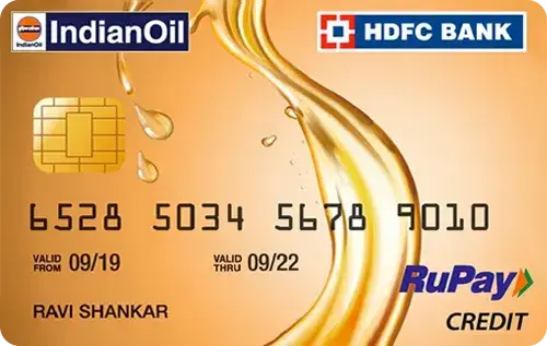 IndianOil HDFC Bank Credit Card card image