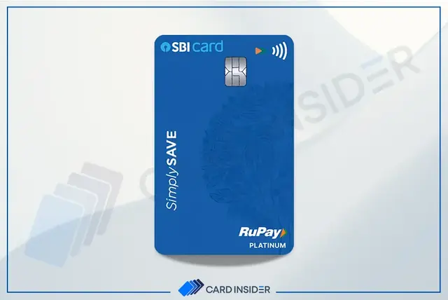 SBI SimplySAVE UPI Rupay Credit Card card image
