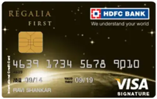 HDFC Bank Regalia First Credit Card card image
