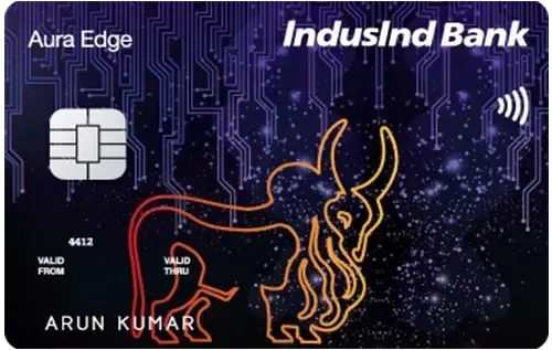 IndusInd Bank Platinum Aura Edge Credit Card card image