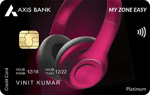 Axis Bank My Zone Easy Credit Card card image