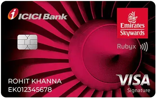 Emirates Skywards ICICI Bank Rubyx Credit Card card image