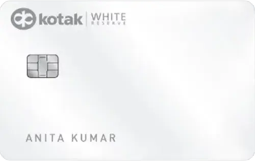 Kotak White Reserve Credit Card card image