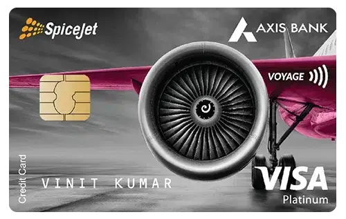 SpiceJet Axis Bank Voyage Credit Card card image