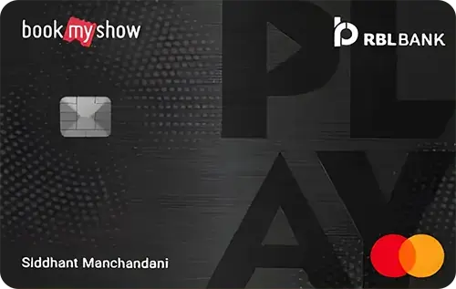 BookMyShow RBL Bank Play Credit Card card image