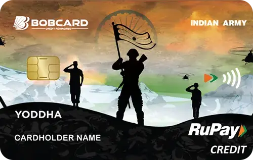 Indian Army YODDHA BOBCARD Credit Card card image