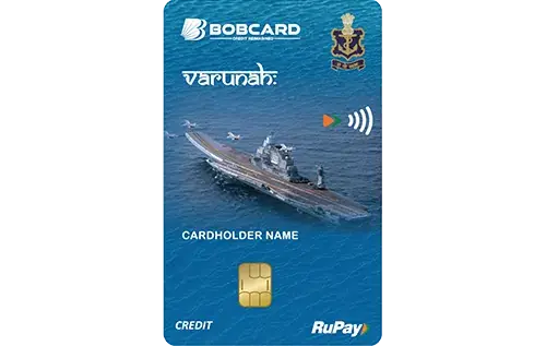 Indian Navy Varunah BOBCARD Credit Card card image