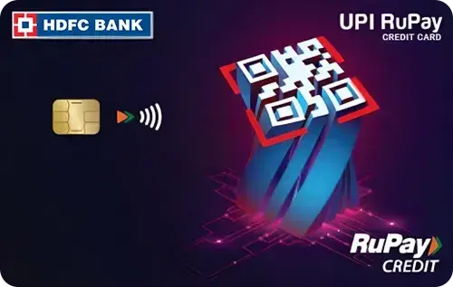 HDFC Bank UPI RuPay Credit Card card image