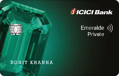 ICICI Bank Emeralde Private Metal Credit Card card image