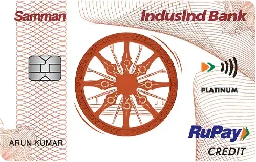 IndusInd Bank Samman RuPay Credit Card card image