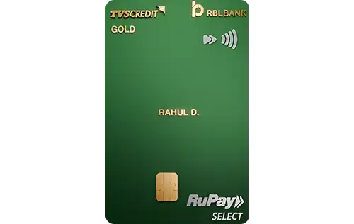 TVS Credit RBL Bank Gold Credit Card card image